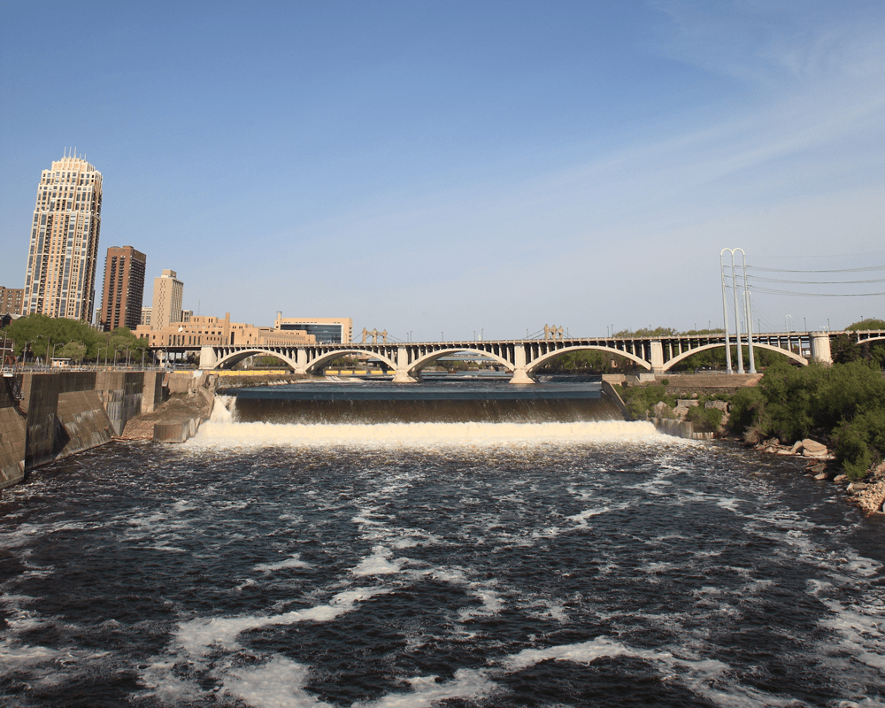 bridge over the Mississippi river