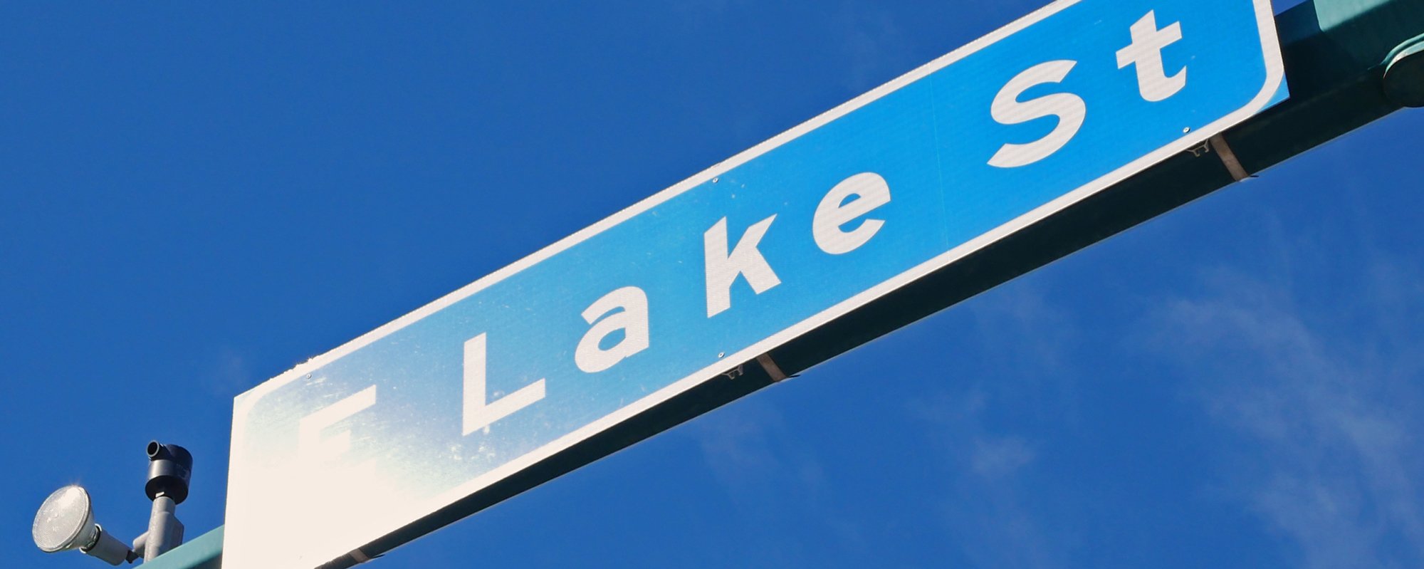 East Lake Street sign