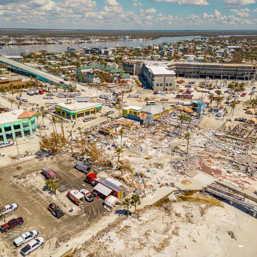 Destruction after Hurricane Ian