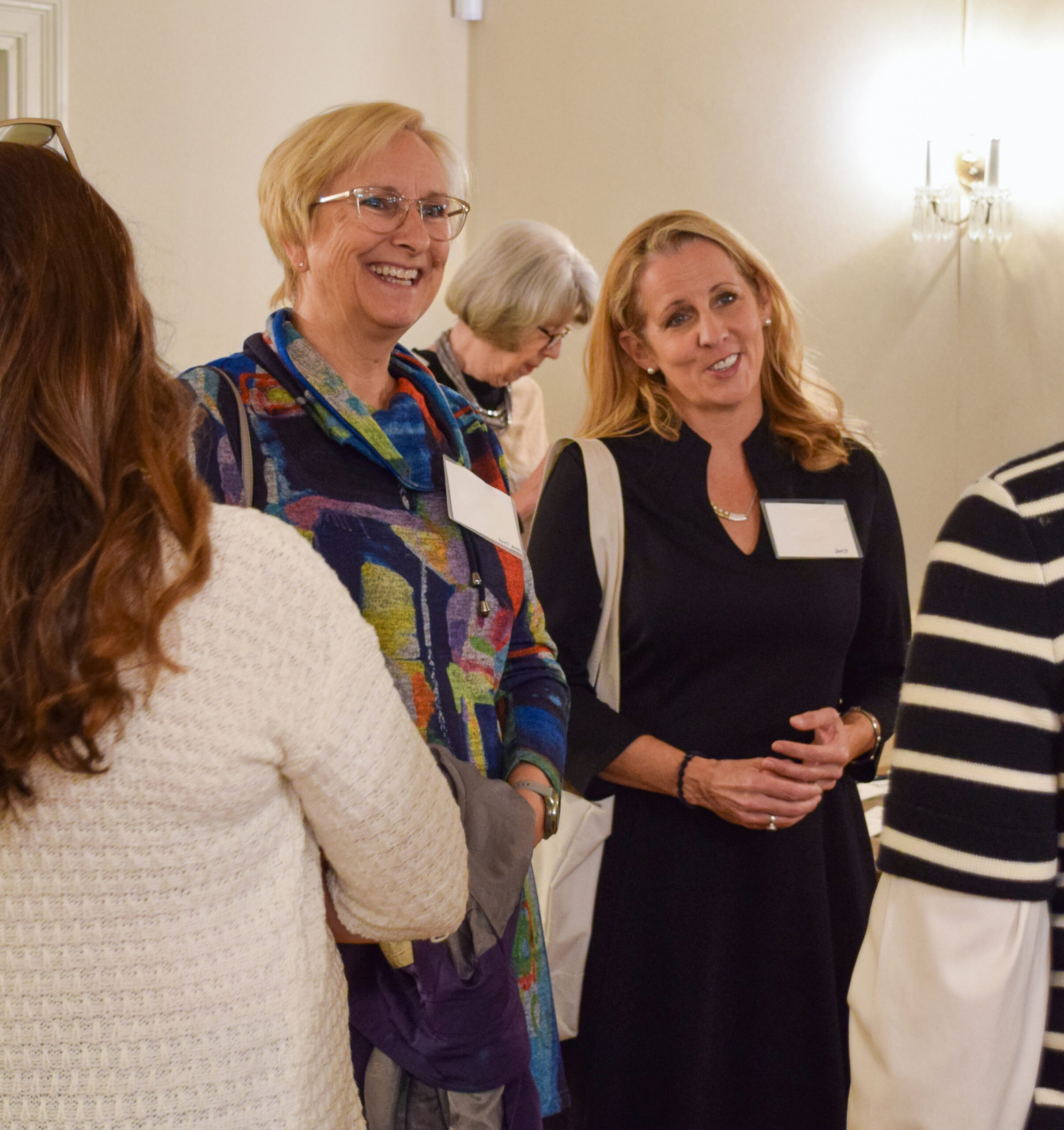 WCA members chatting at a meeting