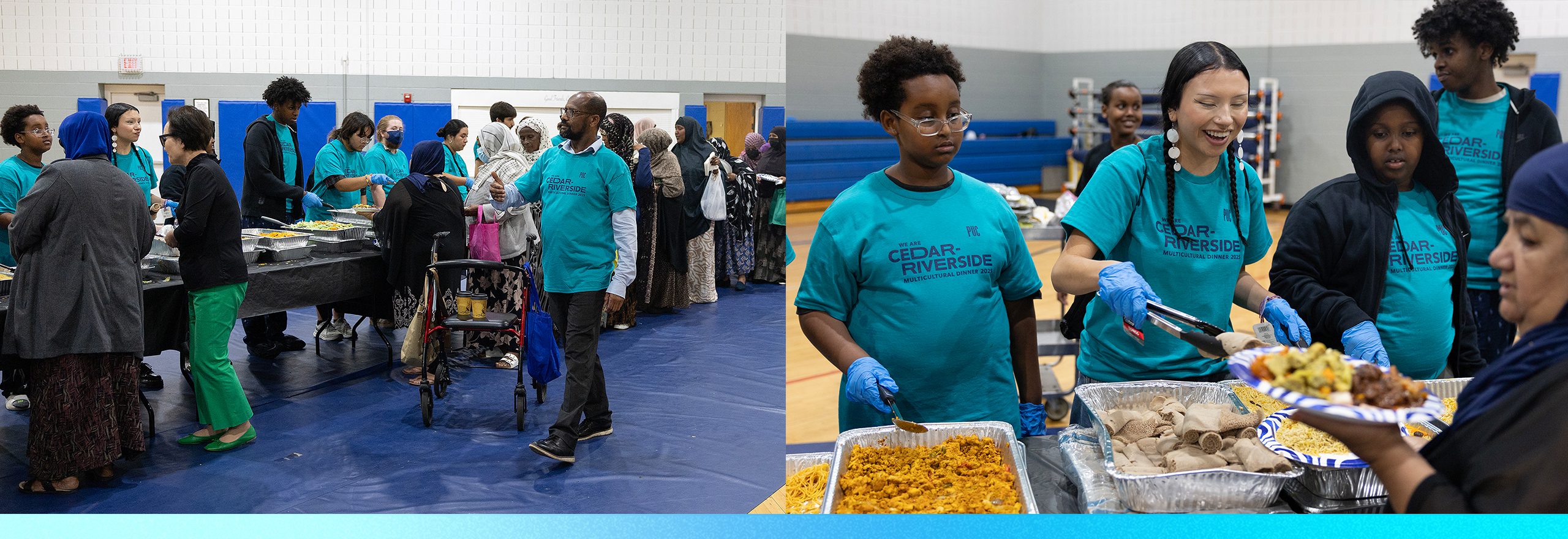 Food line photos from Pillsbury United Communities