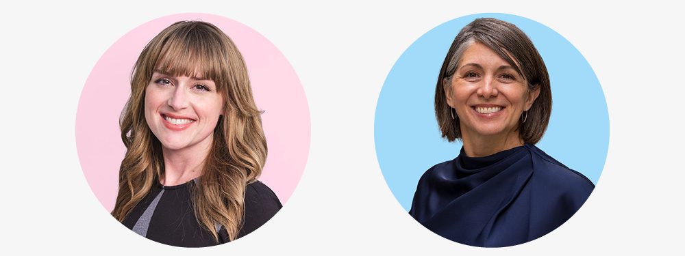 Maggie and Andrea's headshots